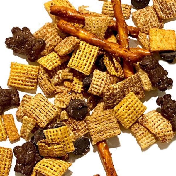 Flavor X Fire Breakfast Blend smoked snack mix, a lightly smoked cinnamon sugar snack blend with a satisfying crunch.